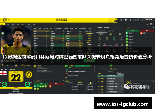 以数据逻辑解码贝林厄姆对阵巴西国家队关键表现真相背后竞技价值分析
